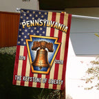 250th Anniversary Pennsylvania Flag, The Keystone of Liberty US Flag