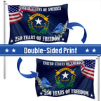 Nevada State Flag, 250 Years of Freedom Nevada State Grommet Flag