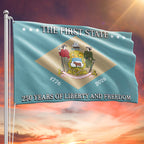 250 Years of Liberty and Freedom The First State Delaware Grommet Flag