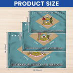 250 Years of Liberty and Freedom The First State Delaware Grommet Flag