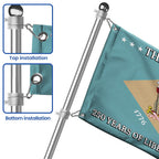 250 Years of Liberty and Freedom The First State Delaware Grommet Flag