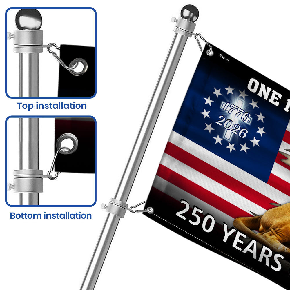 250 Years of Blessing Flag, Lion Of Judah American Grommet Flag