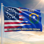 250 Years of Liberty and Freedom The Silver State Nevada Grommet Flag