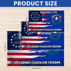 250 Years of Liberty and Freedom The Silver State Nevada Grommet Flag