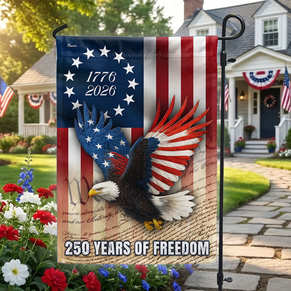 250 Years of Freedom We The People Flag, 1776 2026 Patriotic Decor
