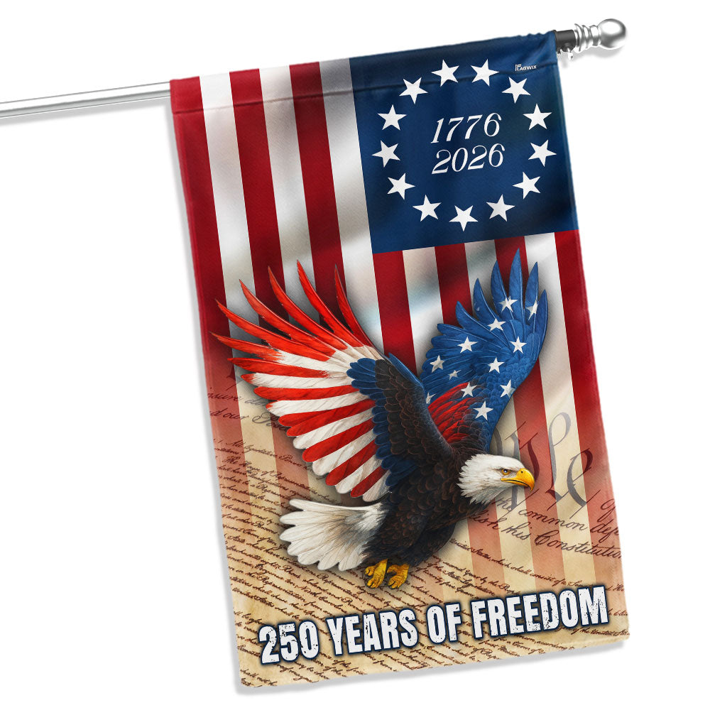 250 Years of Freedom We The People Flag, 1776 2026 Patriotic Decor