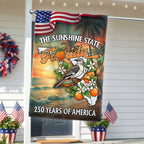 Florida Flag, 250 Years of America The Sunshine State US Flag