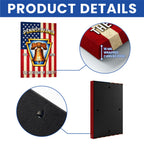 250th Anniversary Canvas Wall Art, Keystone of Liberty Patriotic Decor