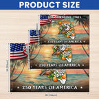250 Years of America Flag, The Sunshine State Florida Grommet Flag