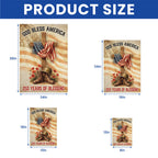 250 Years of Blessing Canvas Wall Art, God Bless America Christian Decor