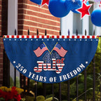 250 Years of Freedom Flag, 1776 2026 Betsy Ross 4th of July Fan Flag