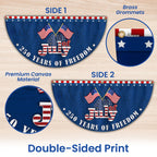 250 Years of Freedom Flag, 1776 2026 Betsy Ross 4th of July Fan Flag