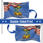 250 Years of America Flag, The North Star State Minnesota Grommet Flag