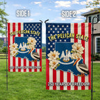 Louisiana Flag, 250 Years of Freedom The Pelican State US Flag