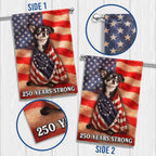 Chihuahua American Patriot Flag, 250 Years Strong Dog US Flag