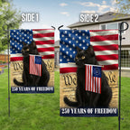 Patriotic Cat Flag, 250 Years of Freedom We The People US Flag
