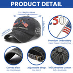 Betsy Ross 250 Years of Freedom Washed Cap with Embroidered American Flag
