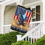Christian Eagle Cross American Flag, 1776 2026 God Bless America US Flag