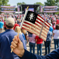250 Years of Blessing We The People Christian Cross Handheld Flag