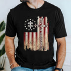 250 Years of Blessings Shirt, 1776 2026 Christian Cross T-shirt
