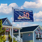250th Anniversary US Flag, Proud Witness To Two Milestones Grommet Flag