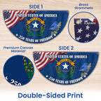 Nevada State Flag, 250 Years of Freedom Nevada State Fan Flag