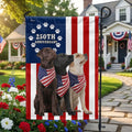 Dog American Flag, 250th Anniversary Labrador Retriever US Flag