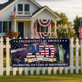 250th Anniversary Flag, 1776 2026 United States of America Fence Banner