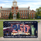 250th Anniversary Flag, 1776 2026 United States of America Fence Banner