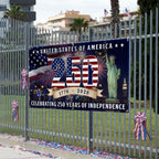 250th Anniversary Flag, 1776 2026 United States of America Fence Banner