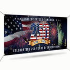 250th Anniversary Flag, 1776 2026 United States of America Fence Banner