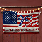 250th Anniversary American Flag, Proud Witness To Two Milestones Decor