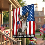 Dog American Flag, 250 Years of Freedom Chihuahua US Flag