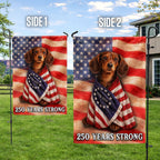 Dachshund American Patriot Flag, 250 Years Strong Dog US Flag