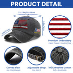 250th Anniversary Washed Cap with Embroidered Betsy Ross American Flag