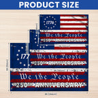 Betsy Ross US Flag, 250th Anniversary 1776 We The People Patriotic Decor