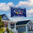 250th Anniversary Semiquincentennial 50 States of America Grommet Flag