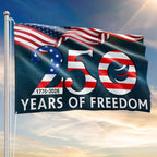 250th Anniversary American Flag, 1776 2026 Patriotic We The People Decor