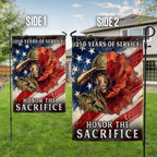 Memorial Day Flag,  250 Years of Service Honor The Sacrifice Poppy US Flag