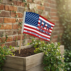 Patriotic American Flag, 1776 America 250 Years of Freedom Handheld Flag