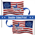 Patriotic Flag, 250 Years of America Star We The People Grommet US Flag