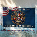 Ohio Flag, 250 Years of Freedom The Buckeye State Grommet Flag