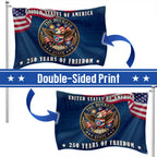 Ohio Flag, 250 Years of Freedom The Buckeye State Grommet Flag