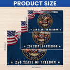 Ohio Flag, 250 Years of Freedom The Buckeye State Grommet Flag
