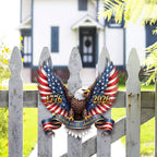 250th Anniversary Patriotic Eagle Proud to Be American Hanging Metal Sign