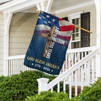 Christian Cross Flag, God Bless America Faith Freedom 250 Years US Flag
