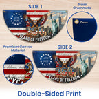 Betsy Ross Flag, 250 Years of Freedom Liberty We The People Fan Flag