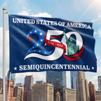 250th Anniversary United States of America Semiquincentennial Liberty Grommet Flag
