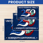 250th Anniversary United States of America Semiquincentennial Liberty Grommet Flag