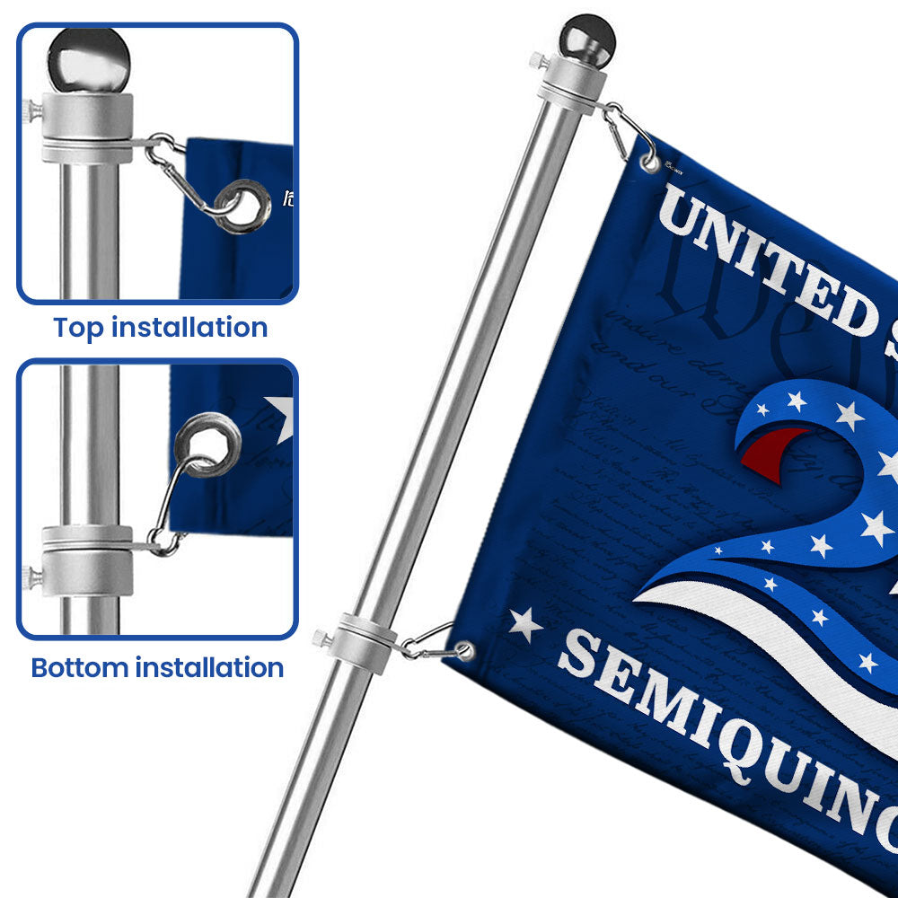 250th Anniversary United States of America Semiquincentennial Liberty Grommet Flag